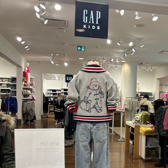 Gap x Paddington Embroidered Varsity Sweater - Picture 3 of 5
